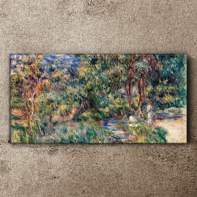 Tableau sur toile Un après-midi d'été dans le parc