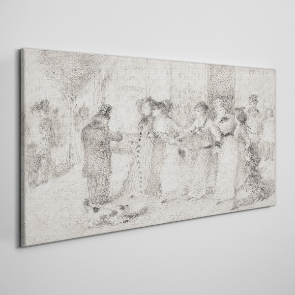 Tableau sur toile Une scène de la vie urbaine