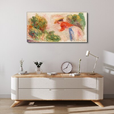 Tableau toile imprimée Travailler dans le jardin