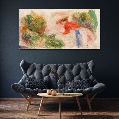 Tableau toile imprimée Travailler dans le jardin