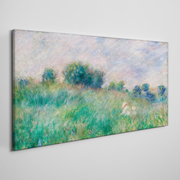 Tableau sur toile Prairie au soleil