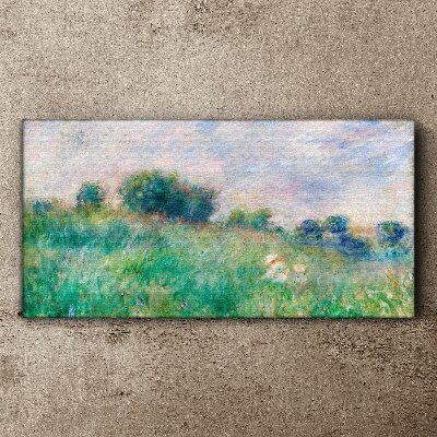 Tableau sur toile Prairie au soleil