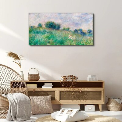 Tableau sur toile Prairie au soleil
