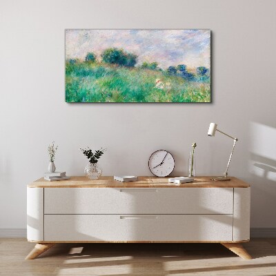 Tableau sur toile Prairie au soleil