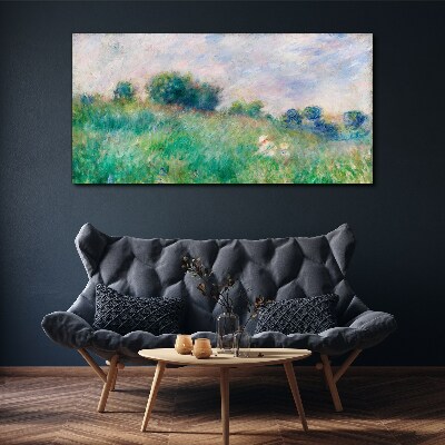 Tableau sur toile Prairie au soleil