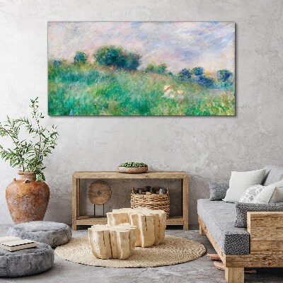 Tableau sur toile Prairie au soleil