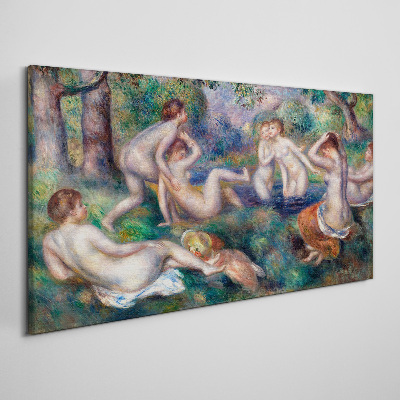 Tableau imprimé sur toile Du plaisir dans le jardin