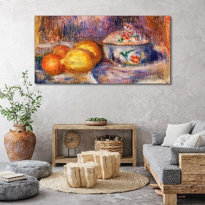 Tableau sur toile Nature morte aux citrons
