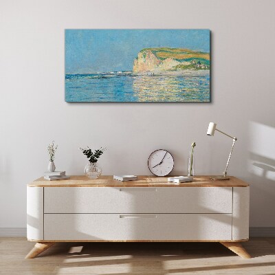 Tableau sur toile Falaises en bord de mer à la lumière du jour