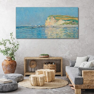 Tableau sur toile Falaises en bord de mer à la lumière du jour