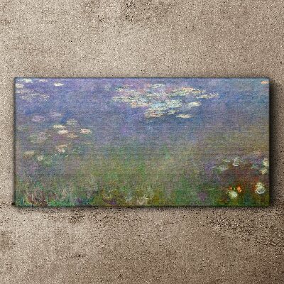 Tableau imprimé sur toile Reflets lilas dans l'eau