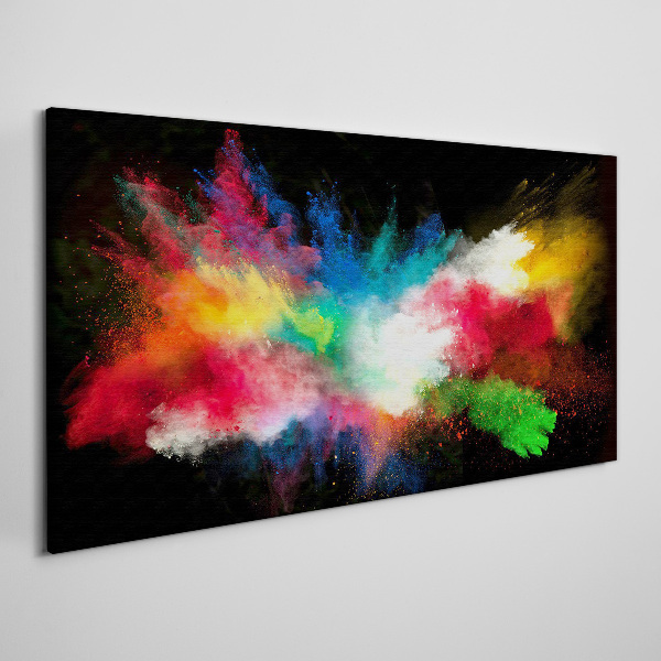 Tableau toile imprimée Expression des couleurs en mouvement