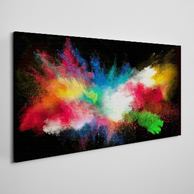Tableau toile imprimée Expression des couleurs en mouvement