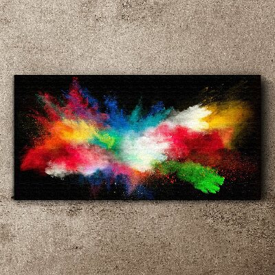 Tableau toile imprimée Expression des couleurs en mouvement