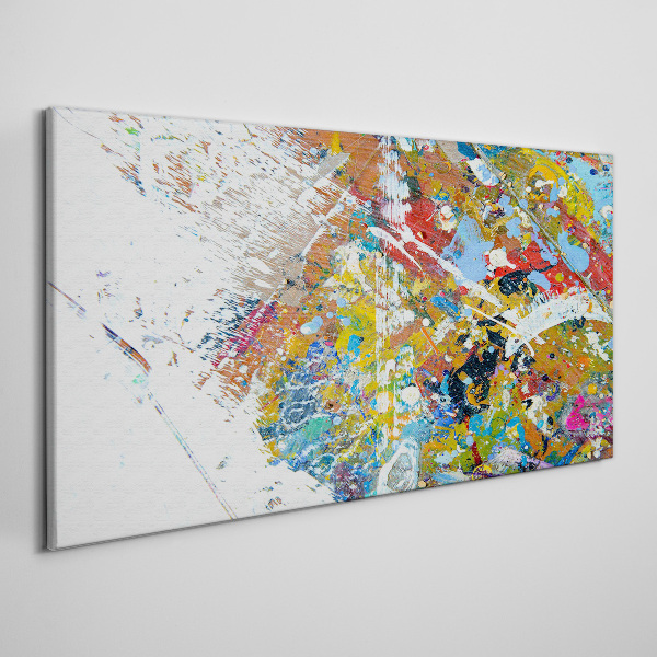 Tableau toile imprimée Chaos abstrait coloré