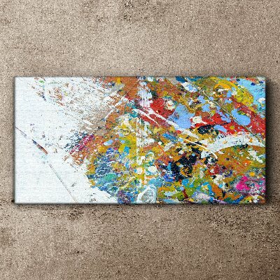 Tableau toile imprimée Chaos abstrait coloré