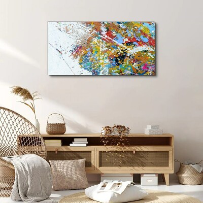 Tableau toile imprimée Chaos abstrait coloré