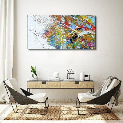 Tableau toile imprimée Chaos abstrait coloré