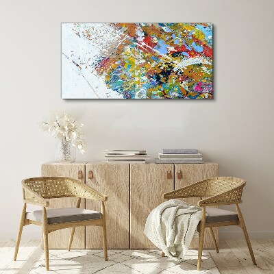 Tableau toile imprimée Chaos abstrait coloré
