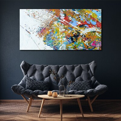 Tableau toile imprimée Chaos abstrait coloré