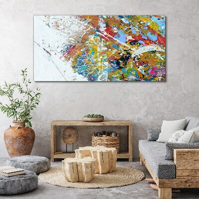 Tableau toile imprimée Chaos abstrait coloré
