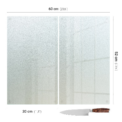 Protège-plaques de cuisson double semi-transparent