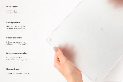 Protège‑plaque de cuisson rectangulaire semi-transparent