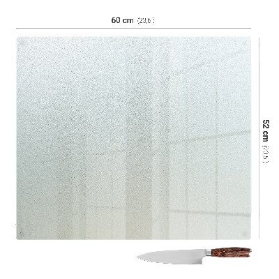 Protège‑plaque de cuisson rectangulaire semi-transparent