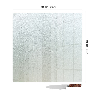 Protège plaque de cuisson carré semi-transparent