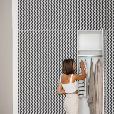 Revêtement adhésif pour meuble Motif en zigzag