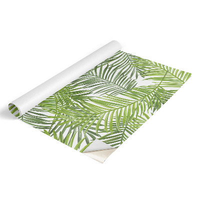 Papier peint adhésif pour meuble feuilles tropicales