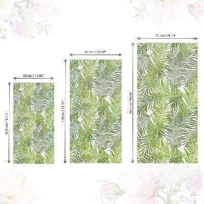 Papier peint adhésif pour meuble feuilles tropicales