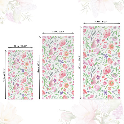 Film adhésif décoratif pour meuble Fleurs pastel