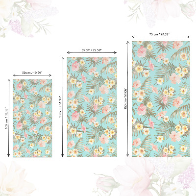 Papier adhésif pour meuble flore exotique