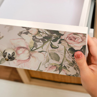 Adhésif pour meuble Fleurs vintage