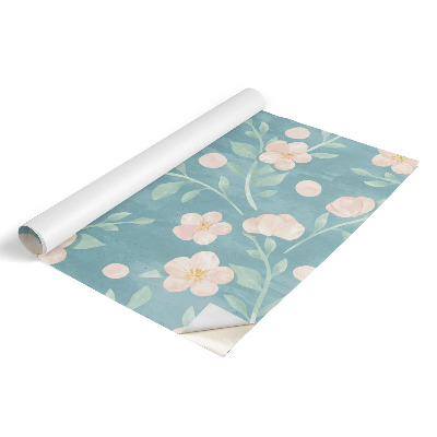 Revêtement adhésif pour meuble motif floral