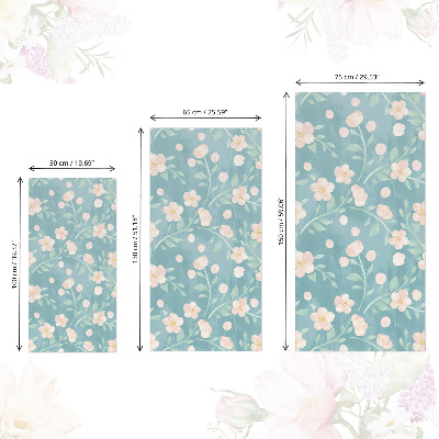 Revêtement adhésif pour meuble motif floral
