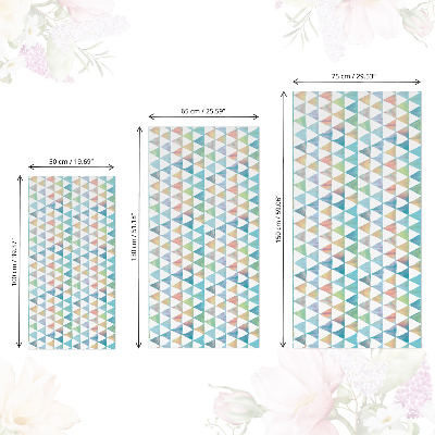 Papier peint adhésif pour meuble Motif rétro coloré