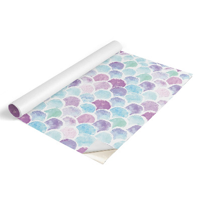 Papier adhésif pour meuble Écailles d'aquarelle