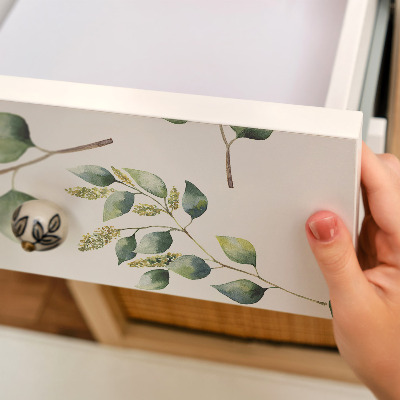 Adhésif pour meuble feuilles botaniques