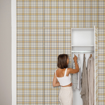 Papier peint adhésif pour meuble Grille géométrique