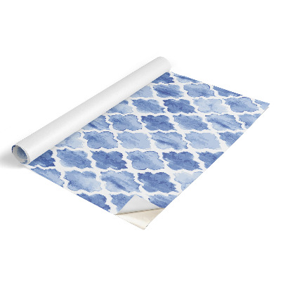 Revêtement adhésif pour meuble mosaïque à l'aquarelle