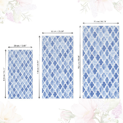 Revêtement adhésif pour meuble mosaïque à l'aquarelle