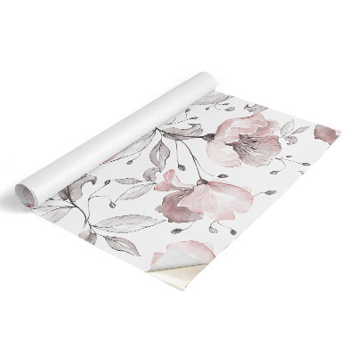 Adhésif pour meuble fleurs pastel