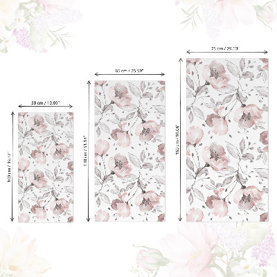 Adhésif pour meuble fleurs pastel