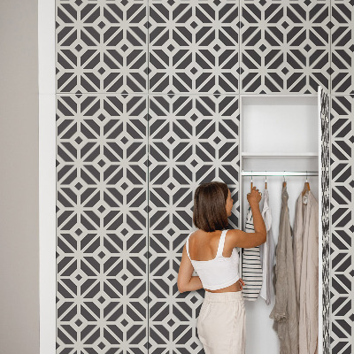 Revêtement adhésif pour meuble Motif noir et blanc