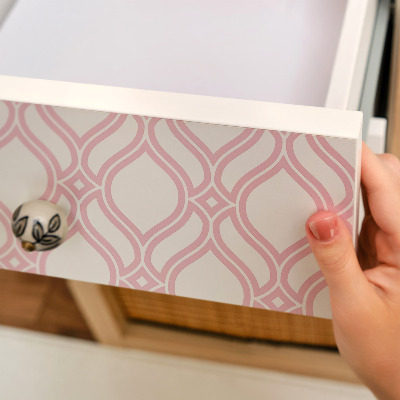 Papier peint adhésif pour meuble Élégance rose