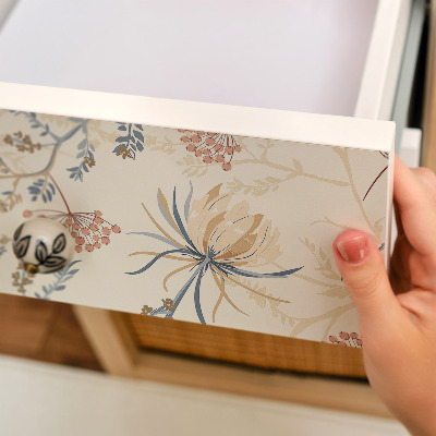 Revêtement adhésif pour meuble Motif floral