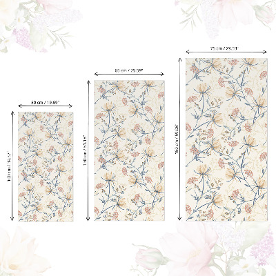 Revêtement adhésif pour meuble Motif floral