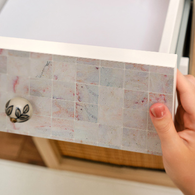 Papier adhésif pour meuble Mosaïque pastel